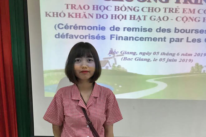 Nguyen Thi Huong Lien, filleule de M. et Mme Pasquier